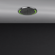 COLOUR Multifunction system with false ceiling chromotherapy Ø350 with rain / waterfall / mist functions GESSI GESSI SPA  - 2