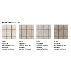 VERSATILE STONE GRIGIO  MOSAIQUE 5X5 SQ  - COEM VS3MS5R COEM - 1