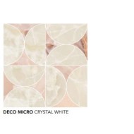 UNICA CRYSTAL WHITE DECORO MICRO 89X89 - FIORANESE CERAMICHE UI9MS1L FIORANESE CERAMICHE - 1