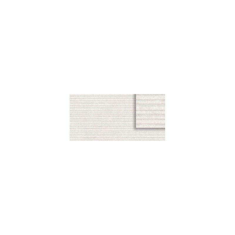 DOUBLE CANNETE WHITE NATURAL 60X120 SQ - FLAVIKER PF60015189 FLAVIKER - 1