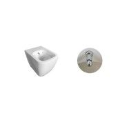 BIANCA RIMLESS mounted WC with integrated bidet 360x525 HATRIA HATRIA - 1