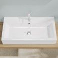 BAHIA 13 Lavabo 80X36,5 Monotrou avec trop-plein Blanc HATRIA HATRIA - 1
