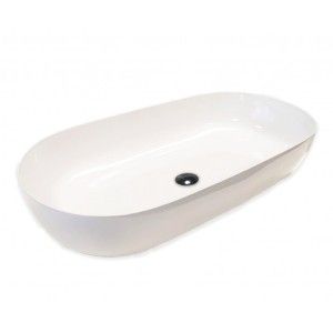 HAPPY HOUR SLIM Countertop washbasin 21:00 S without holes without overflow 75X38 HATRIA HATRIA - 3