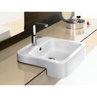 HAPPY HOUR Halbeinbauwaschbecken 09:30 Einzelloch 480x480 Y0M801 HATRIA HATRIA - 1