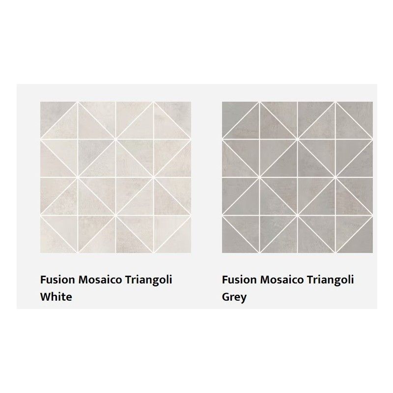 FUSION  MOSAICO TRIANGOLI GREY 36x36 - CASALGRANDE PADANA 16714437 CASALGRANDE PADANA - 1