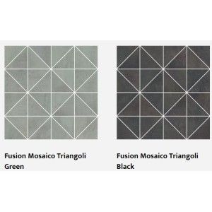 FUSION  MOSAICO TRIANGOLI BLACK 36x36 - CASALGRANDE PADANA 16714438 CASALGRANDE PADANA - 1