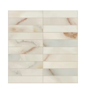 BIJOUX ONYX BLANCHE GLOSSY MOSAICO  3X15 - LUXURY DESIGN FLORIM 767569 FLORIM LUXURY DESIGN - 1