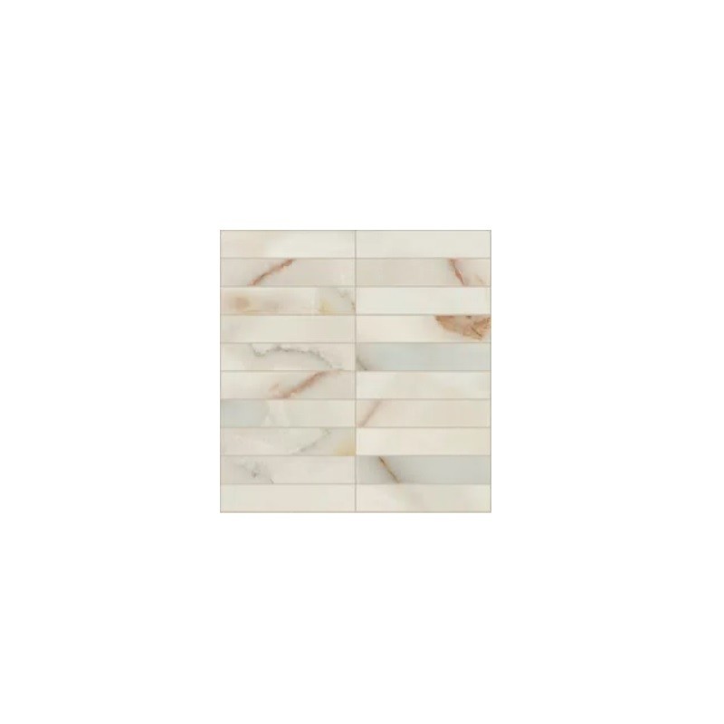 BIJOUX ONYX BLANCHE GLOSSY MOSAIK  3X15 - LUXURY DESIGN FLORIM 767569 FLORIM LUXURY DESIGN - 1