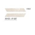 LIMESTONE CHEVRON ITALIAN WHITE LEVIGATO RETTIFICATO 10X53 - CERAMICHE PIEMME 05554 PIEMME CERAMICHE - 1