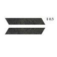 LIMESTONE CHEVRON BELGIUM BLACK LEVIGATO RETTIFICATO 10X53 - CERAMICHE PIEMME 05557 PIEMME CERAMICHE - 1