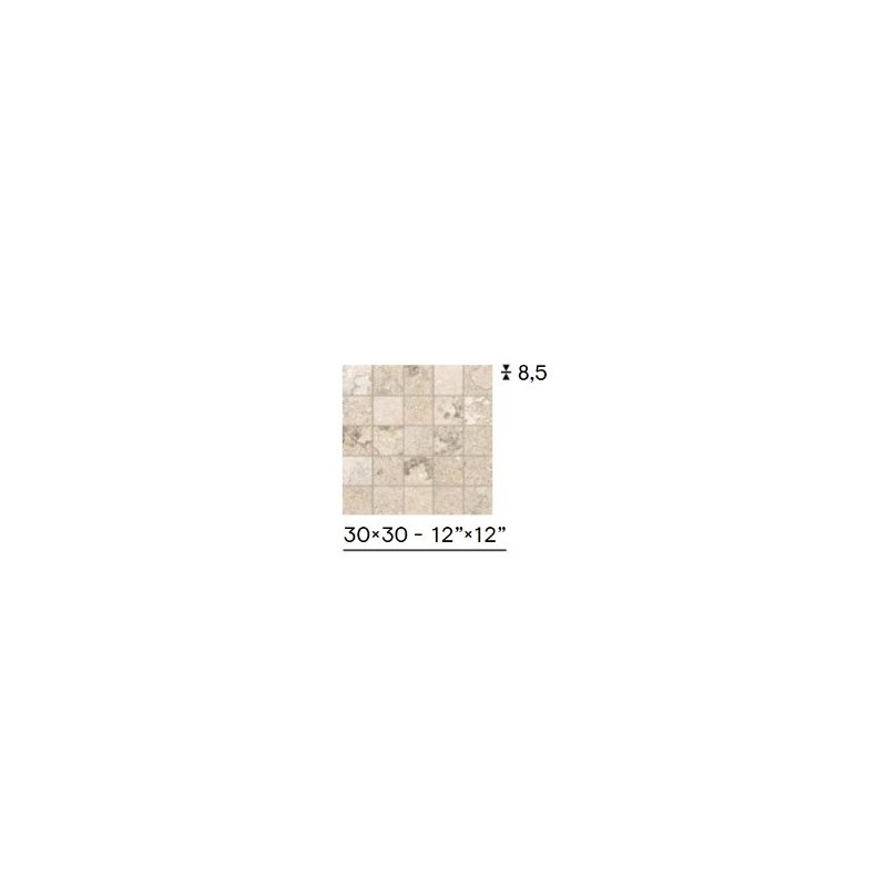 LIMESTONE FRENCH BEIGE MOSAIK MIX POLIERT 30X30 NATURAL - CERAMICHE PIEMME 05587 PIEMME CERAMICHE - 1