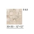 LIMESTONE FRENCH BEIGE MOSAIK MIX POLIERT 30X30 NATURAL - CERAMICHE PIEMME 05587 PIEMME CERAMICHE - 1