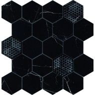 MAJESTIC HEXAGON ROYAL NERO POLIERT 34X36 - CERAMICHE PIEMME 02613 PIEMME CERAMICHE - 1