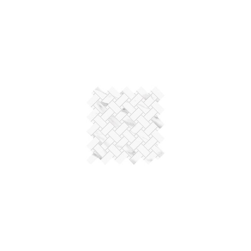 TELE DI MARMO 30X30 MOSAIQUE INTRECCI STATUARIO MICHELANGELO SQ - EMILCERAMICA EDT9 T305M0R EMILCERAMICA - 1