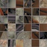 TELE DI MARMO PRECIOUS  30X30  MOSAIQUE 5X5 AGATE BROWN FULL ROCHÉ - EMILCERAMICA  EM4W EMILCERAMICA - 1