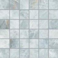 TELE DI MARMO PRECIOUS  30X30  MOSAIK 5X5 CRYSTAL AZURE SILKTECH - EMILCERAMICA  ELV9 EMILCERAMICA - 1