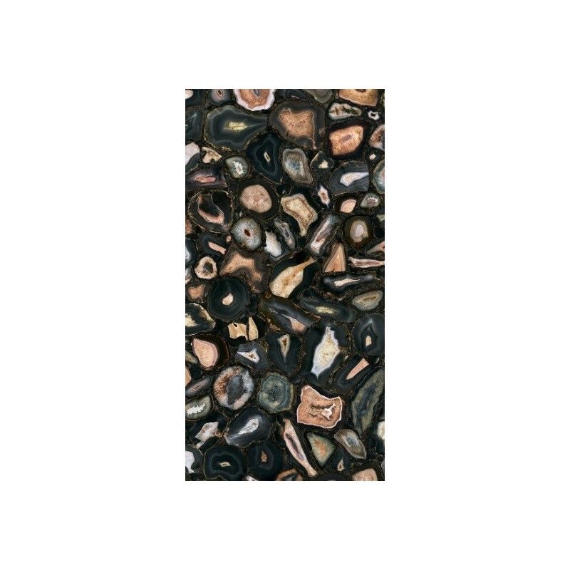 MYSTIC LUXE BLACK  SEA GLOSSY 6MM 60X120 SQ - LUXURY DESIGN FLORIM CERAMICHE 779897 LUXURY DESIGN FLORIM CERAMICHE - 1