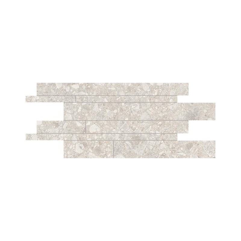 LOMBARDA MOSAICO LISTELLI 30X60 SFALSATI BIANCO LAPPATO CRESTA - ERGON EMILGROUP EDHD ERGON EMILGROUP - 1