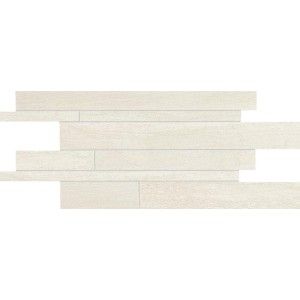 STONE PROJECT 30X60 MOSAIQUE LISTELLI  M63660 SFALSATI WHITE MIX - ERGON EMILGROUP E1EW ERGON EMILGROUP - 1