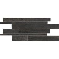 STONE PROJECT 30X60 MOSAIK LISTELLI  M63669 SFALSATI BLACK MIX - ERGON EMILGROUP E1EZ ERGON EMILGROUP - 1