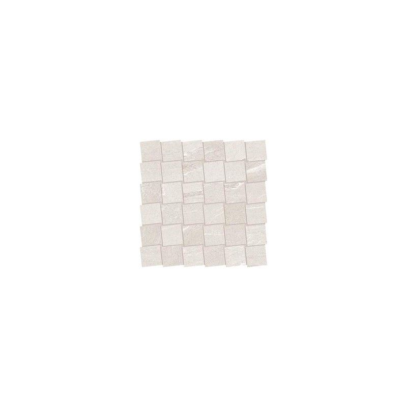 STONE TALK 30X30 MOSAIC  DADO Z30G90R WHITE MARTELLATA SQ - ERGON EMILGROUP EDRE ERGON EMILGROUP - 1