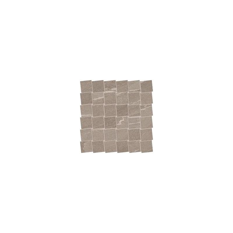STONE TALK 30X30 MOSAICO  DADO Z30G96R TAUPE MARTELLATA RETTIFICATO - ERGON EMILGROUP EDRG ERGON EMILGROUP - 1