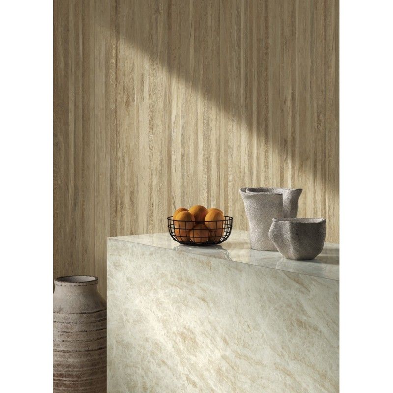 Woodblock BRAVE STRIPY OAK 120x278 Decoration cm 6,5 mm - CERAMICA FONDOVALLE WOB013 CERAMICA FONDOVALLE - 1