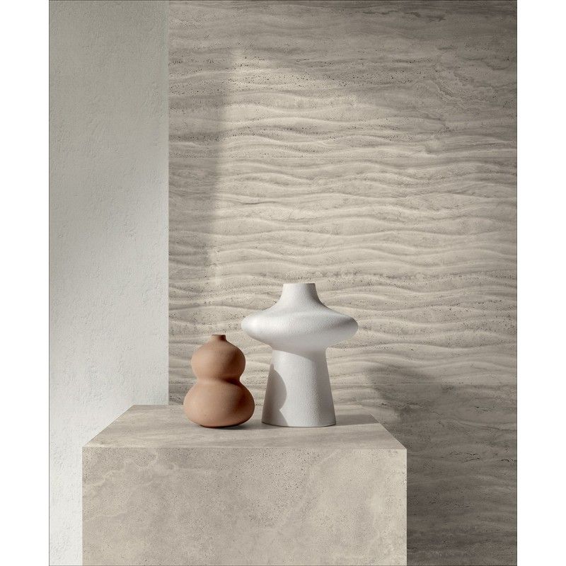Royal Travertino NAVONA WAVY 60X120 cm 8,5 mm - CERAMICA FONDOVALLE ROT023 CERAMICA FONDOVALLE - 1