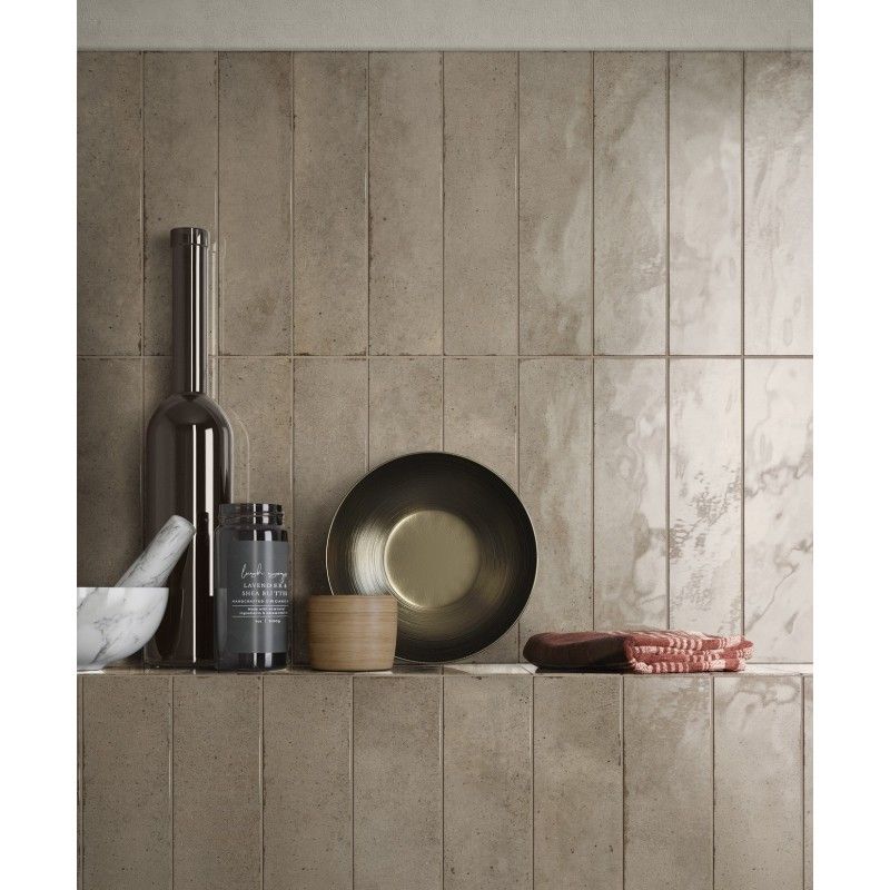 Brit ALMOND SHINY 6x24,6 cm 9 mm - CERAMICA FONDOVALLE BRI002 CERAMICA FONDOVALLE - 1