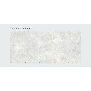 Infinito 2.0 CARRARA C GLOSSY 120X278 cm 6,5 mm  - CERAMICA FONDOVALLE INF1138 CERAMICA FONDOVALLE - 1