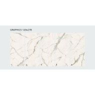 Infinito 2.0 CALACATTA LIGHT GLOSSY 120X278 cm 6,5 mm  - CERAMICA FONDOVALLE INF1281 CERAMICA FONDOVALLE - 1