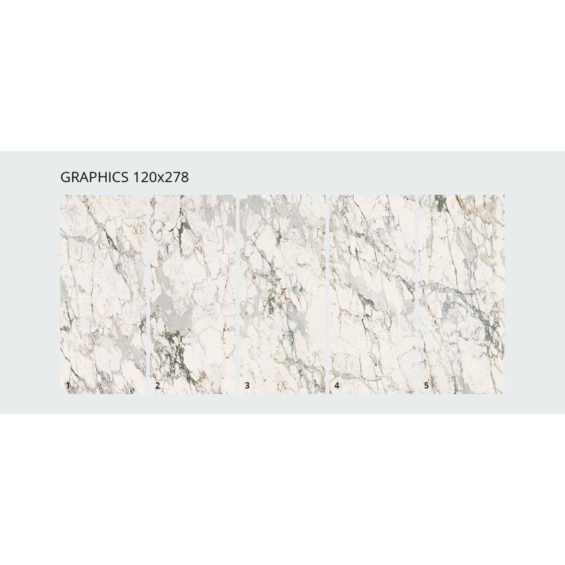 Infinito 2.0 CAPRAIA GLOSSY 120X278 cm 6,5 mm  - CERAMICA FONDOVALLE INF1351 CERAMICA FONDOVALLE - 1