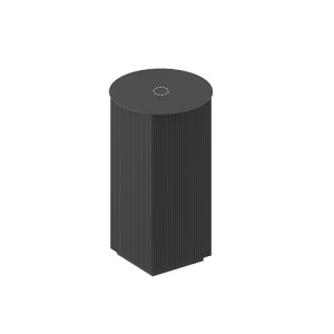 MONO OVERVIEW Mobile quadro  Ø39 h 72 per lavabi appoggio con piletta cromo  Artceram ARTCERAM - 2