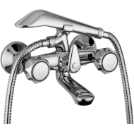 DANUBIO Bath/Shower mixer with diverter Chrome - Paffoni DA 025 CR RUBINETTERIA PAFFONI - 1