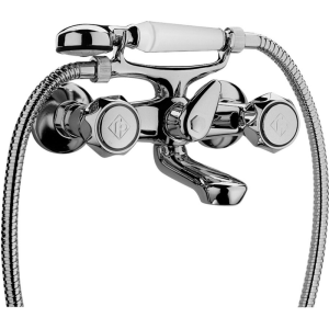 copy of DANUBIO Bath/Shower mixer with diverter Chrome - Paffoni DA 025 CR RUBINETTERIA PAFFONI - 1