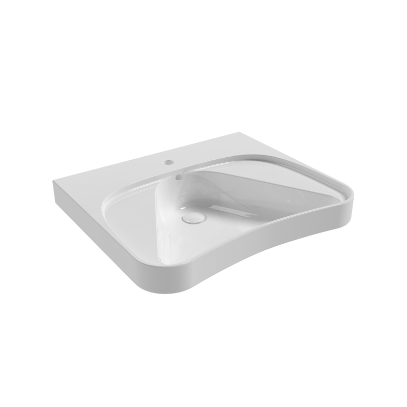 LAVABO APP SOLUTION 70 SOSPESO BIANCO   - Ceramica Flaminia APD70 CERAMICA FLAMINIA - 1