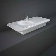 VALET Lavabo sospeso Monoforo 112 cm ripiano Destro Rak Ceramics VALWB11201AWHA RAK CERAMICS - 1