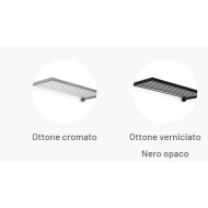 BAKETO GRIGLIA PORTASALVIETTE  OTTONE CROMATO LINEABETA 5216 LINEABETA - 2