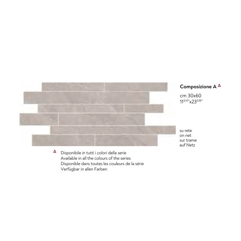 ERA COMPOSIZIONE ERA GRIGIA A 30 x 60 - CASALGRANDE PADANA 16791744 CASALGRANDE PADANA - 1