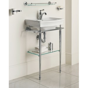 JOLIE Console pour lave-mains avec rangement L 63,4 x H 85,8 x P 39,7 DEVON&DEVON DEVON&DEVON - 1