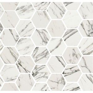 PRESTIGE STATUARIETTO EFFECT MOSAIQUE EXAGONA Ceramica Fioranese M31MS1L FIORANESE CERAMICHE - 2