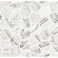 PRESTIGE STATUARIETTO EFFECT MOSAIK EXAGONA Ceramica Fioranese M31MS1L FIORANESE CERAMICHE - 2