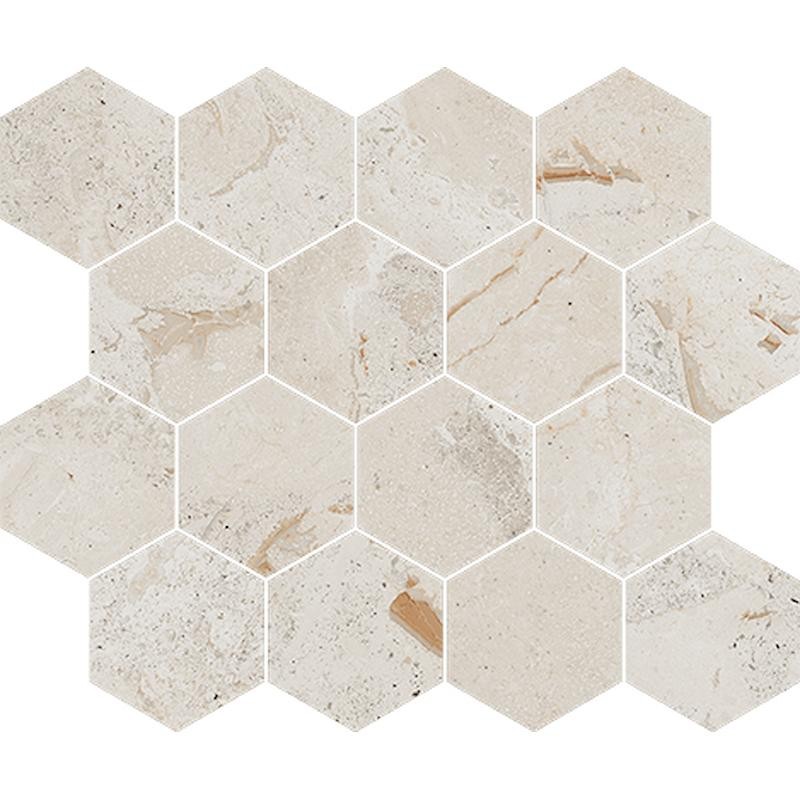 Karnis Mosaico Esagona Ivory Matt 33x27,5 - CERDOMUS 97428 CERDOMUS - 1