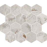 Karnis Mosaico Esagona Silver Levigato 33x27,5 - CERDOMUS 97435 CERDOMUS - 1