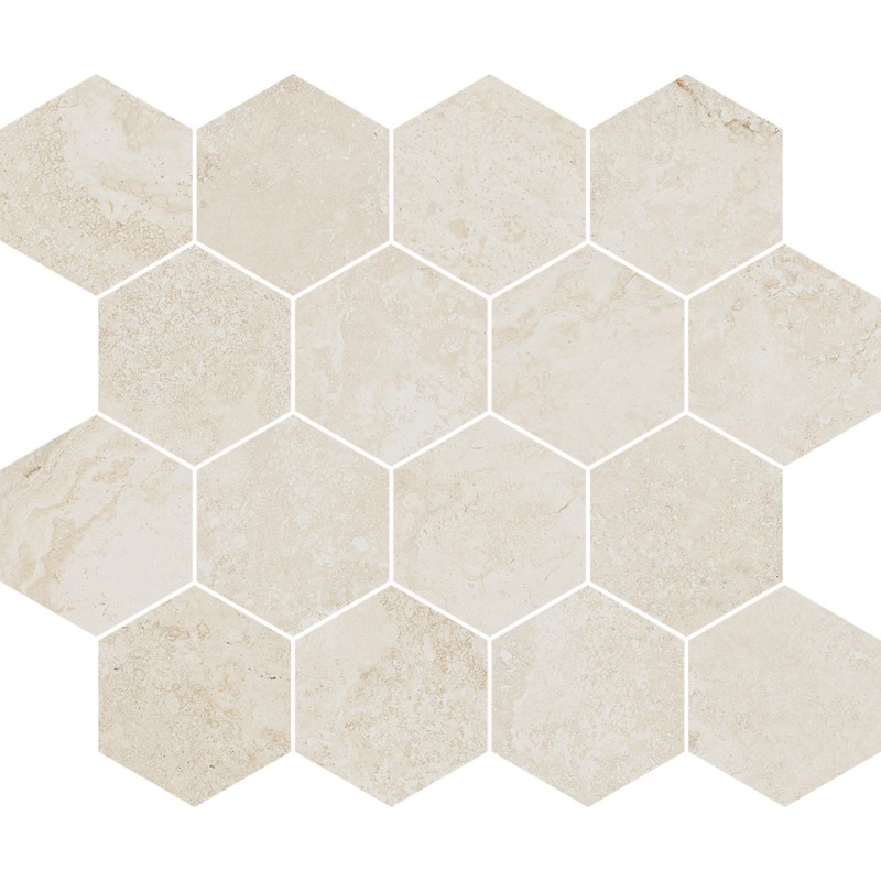 Tibur MOSAIK Esagona Bianco POLIERT SQ  33x27,5 - CERDOMUS 97794 CERDOMUS - 1