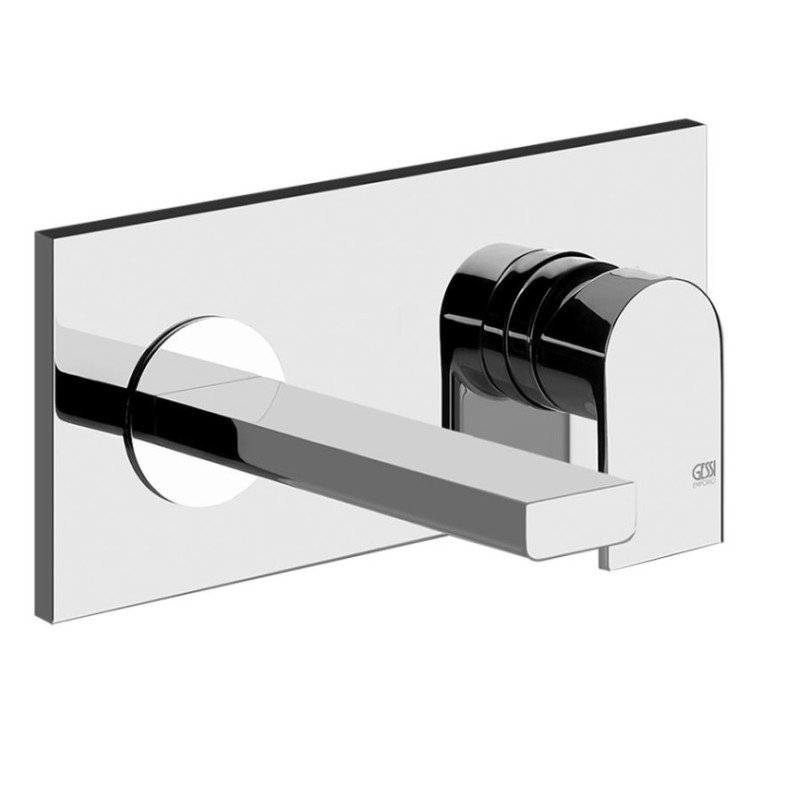 VIA MANZONI External part Wall-mounted short spout mixer without waste GESSI