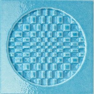 CITTA' DI FAENZA GEO AZZURRO DECORATION GLOSSY 6X6 - IRIS 511056 IRIS CERAMICA - 1