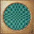 CITTA' DI FAENZA GEO VERDE DECORATION ORO GLOSSY 6X6 - IRIS 511063 IRIS CERAMICA - 1