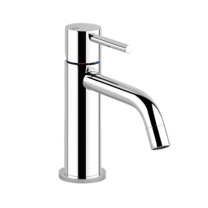 VIA TORTONA Sink mixer without waste with flexible connection hoses GESSI