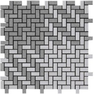 CEMENTO MOSAICO TESSUTO CEMENTO RASATO GRIGIO+BIANCO 25,1x25,1 cm - CASALGRANDE PADANA 3744433 CASALGRANDE PADANA - 1